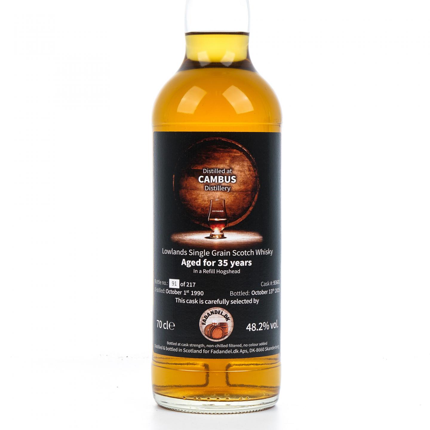 Cambus 坎伯斯 35年 1990-2025 单谷单桶#93601