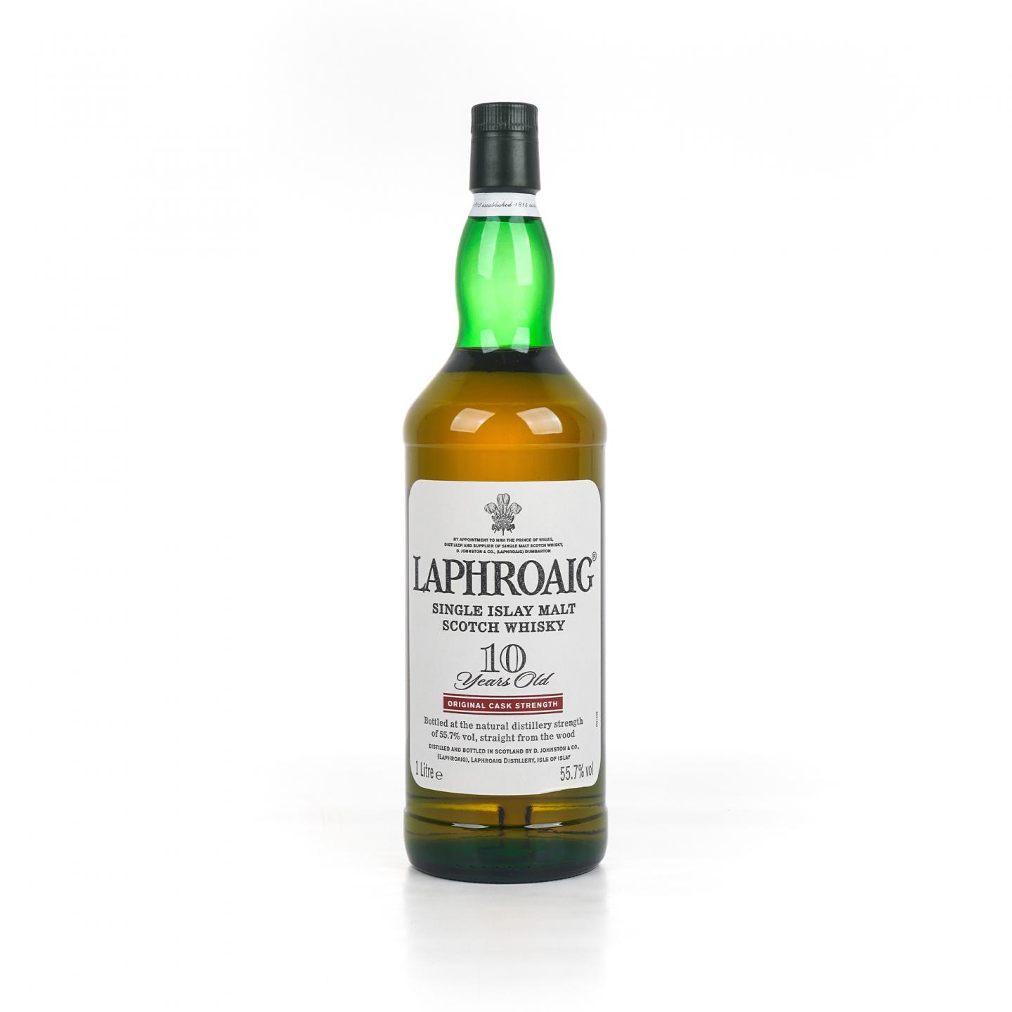 Laphroaig 拉弗格 10年 桶强 小红标 55.7% 1升装