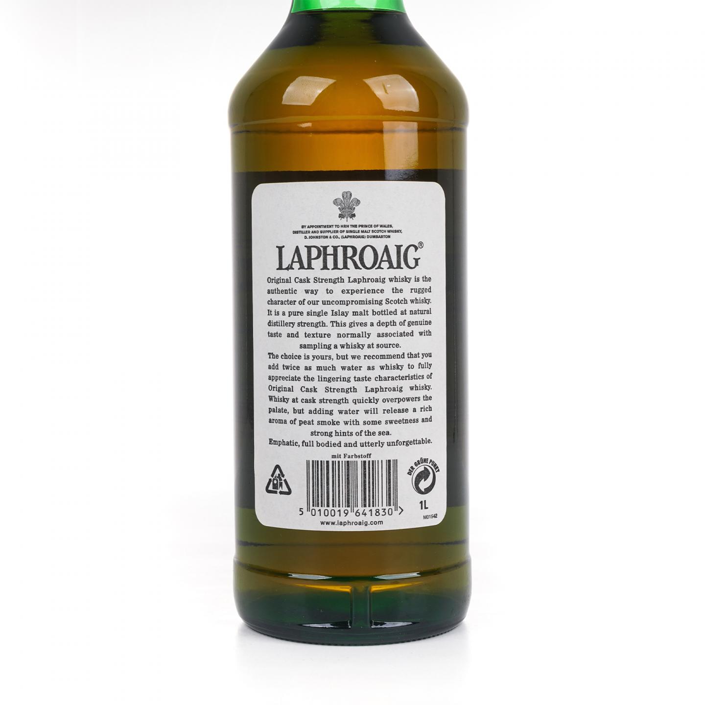 Laphroaig 拉弗格 10年 桶强 小红标 55.7% 1升装