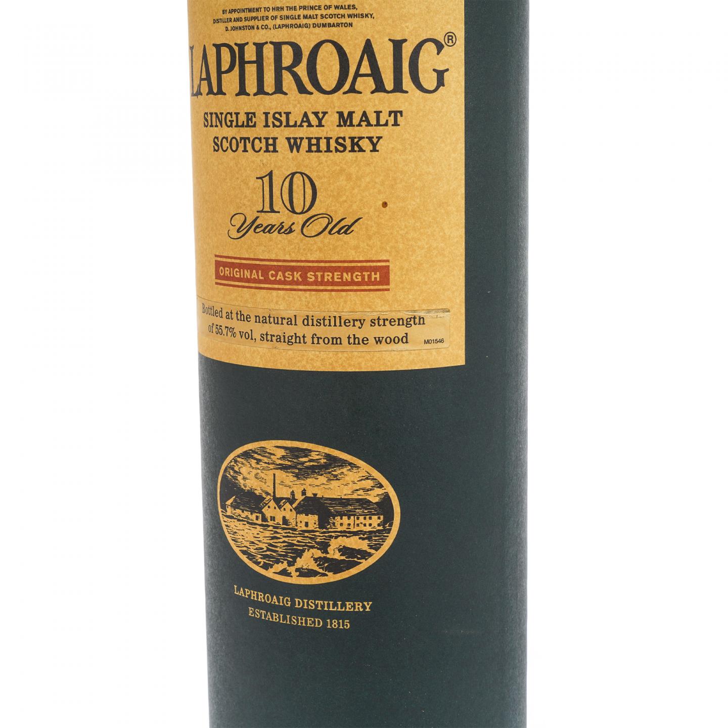 Laphroaig 拉弗格 10年 桶强 小红标 55.7% 1升装