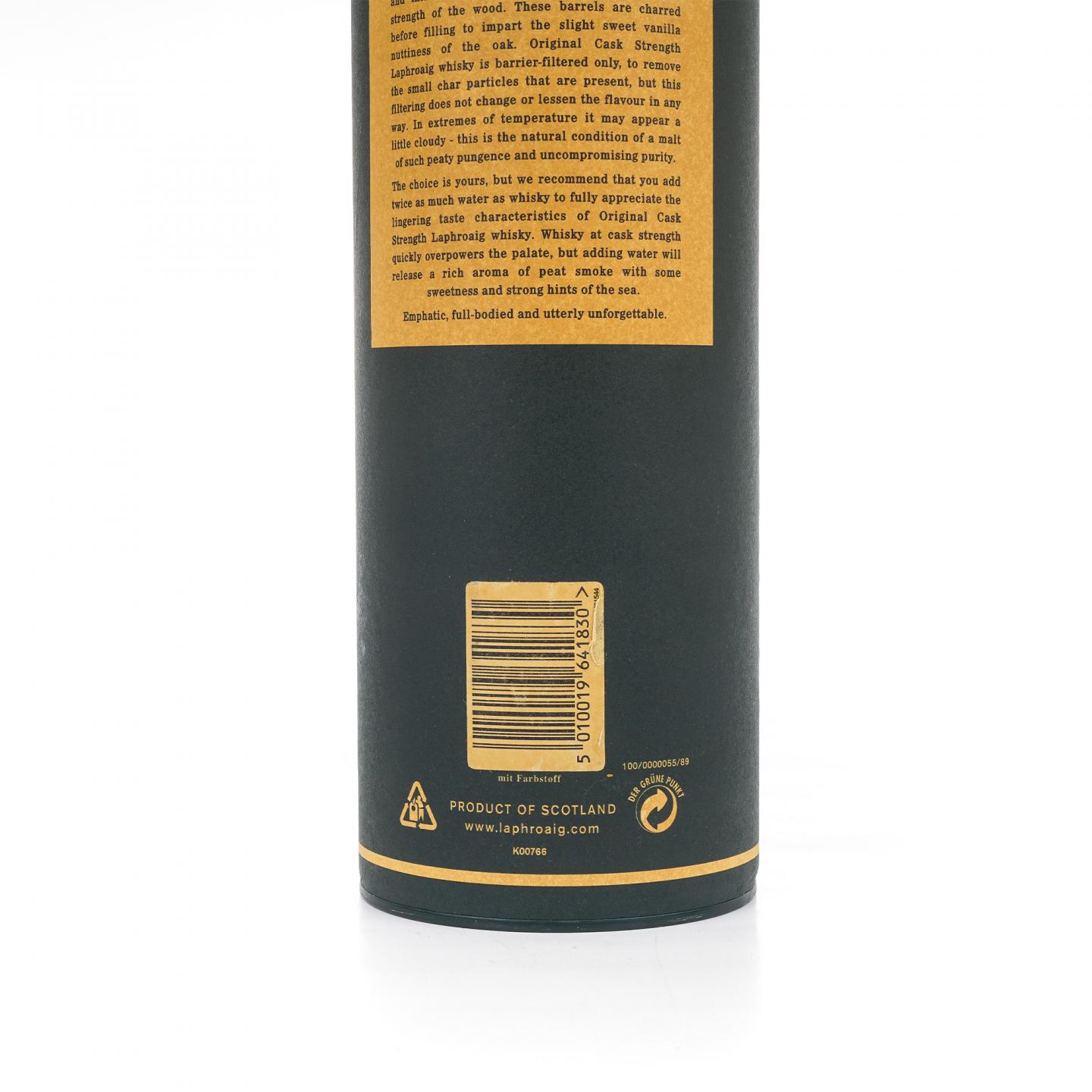 Laphroaig 拉弗格 10年 桶强 小红标 55.7% 1升装