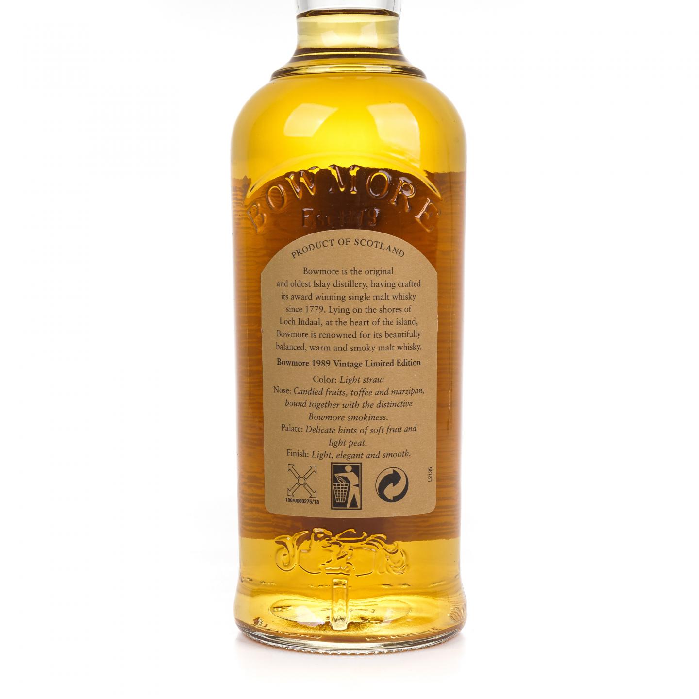 Bowmore 波摩 16年 1989 波本风味桶 桶强