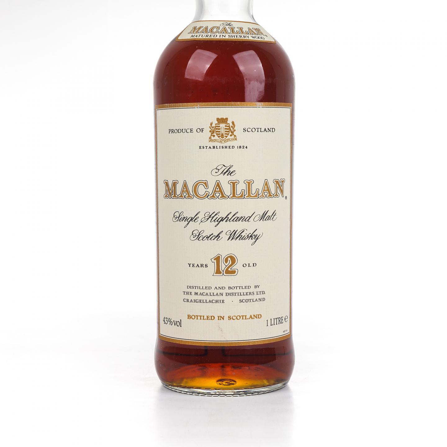 Macallan 麦卡伦 12年 雪莉桶 1L