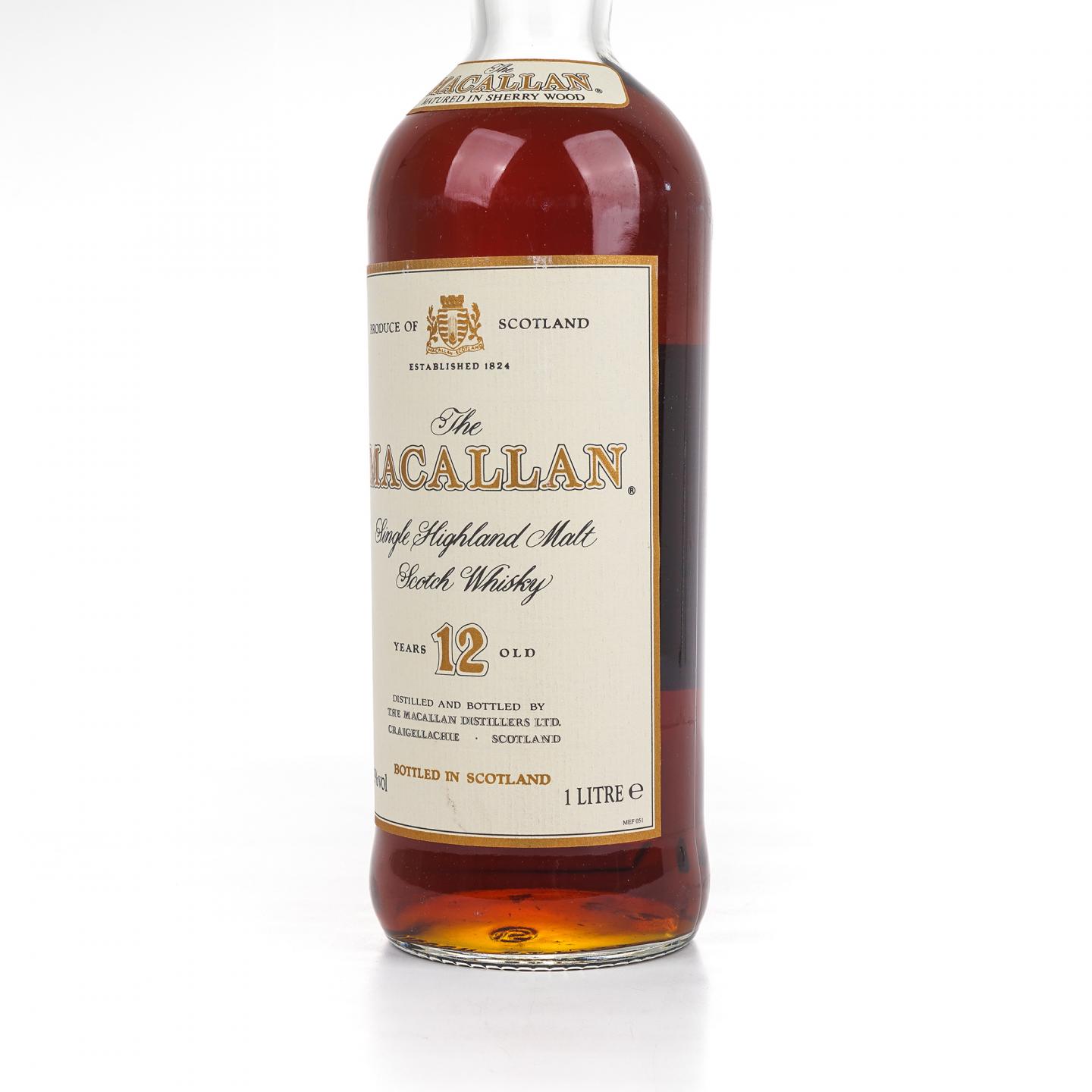 Macallan 麦卡伦 12年 雪莉桶 1L