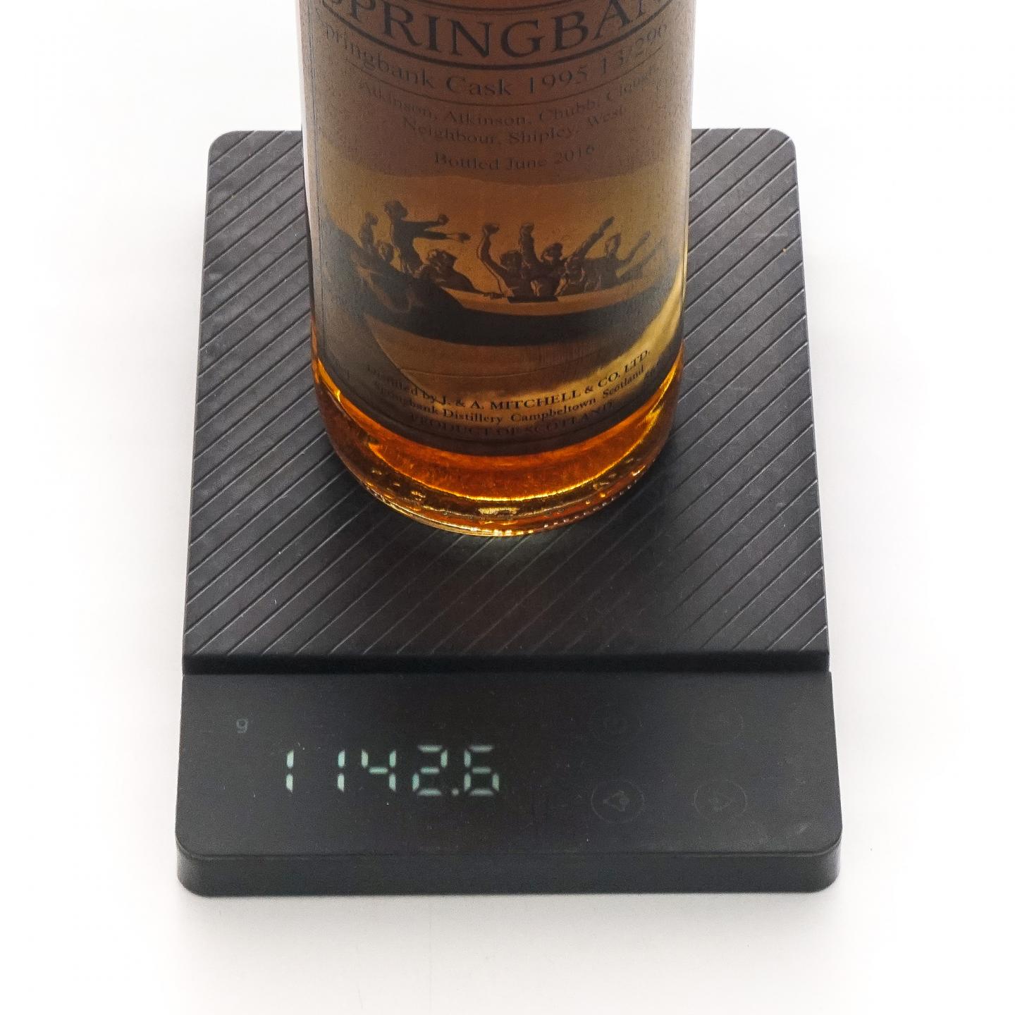 Springbank 云顶 1995-2016 私人桶#13/296-22