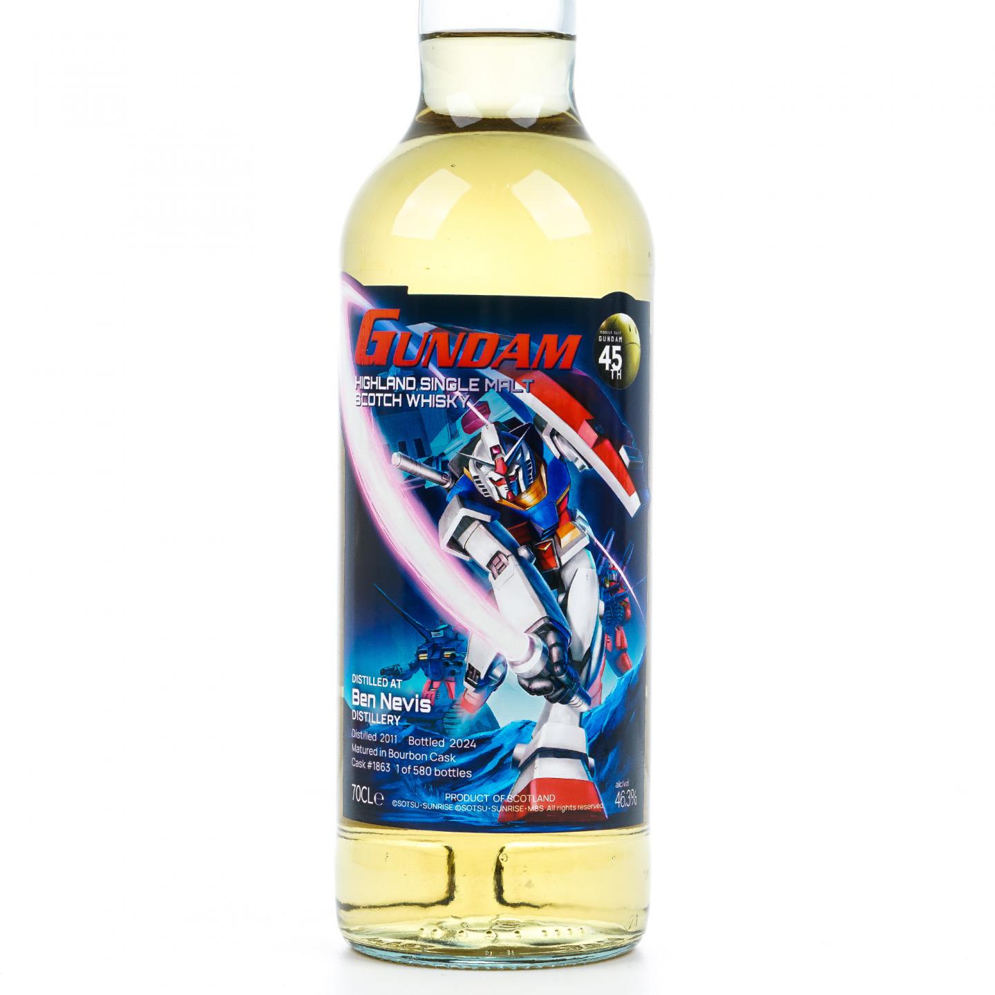 Ben Nevis 本尼维斯 13年 2011-2024 波本桶#1863 高达45周年纪念