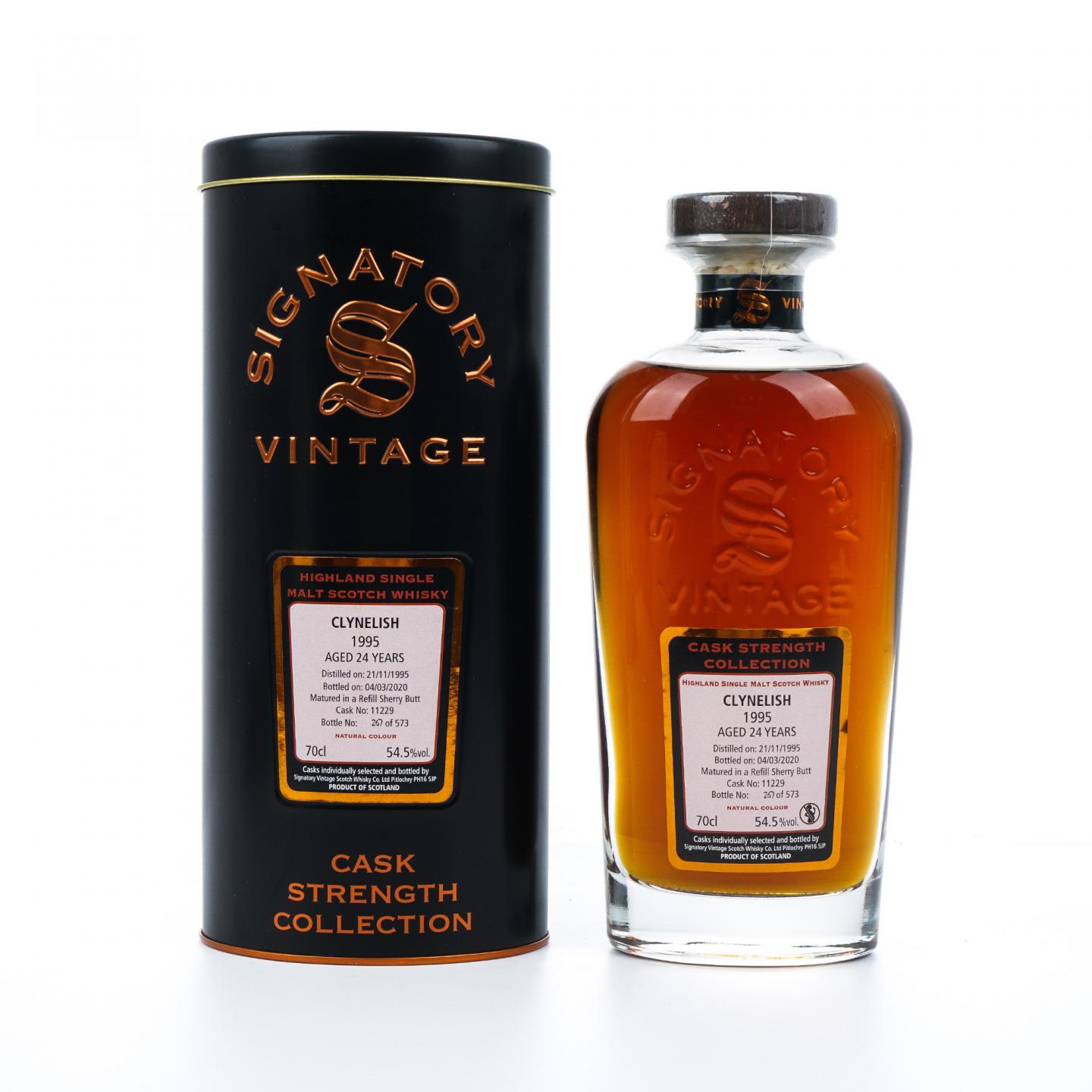 Clynelish 克里尼利基 24年 1995-2020 SV 雪莉桶#11229