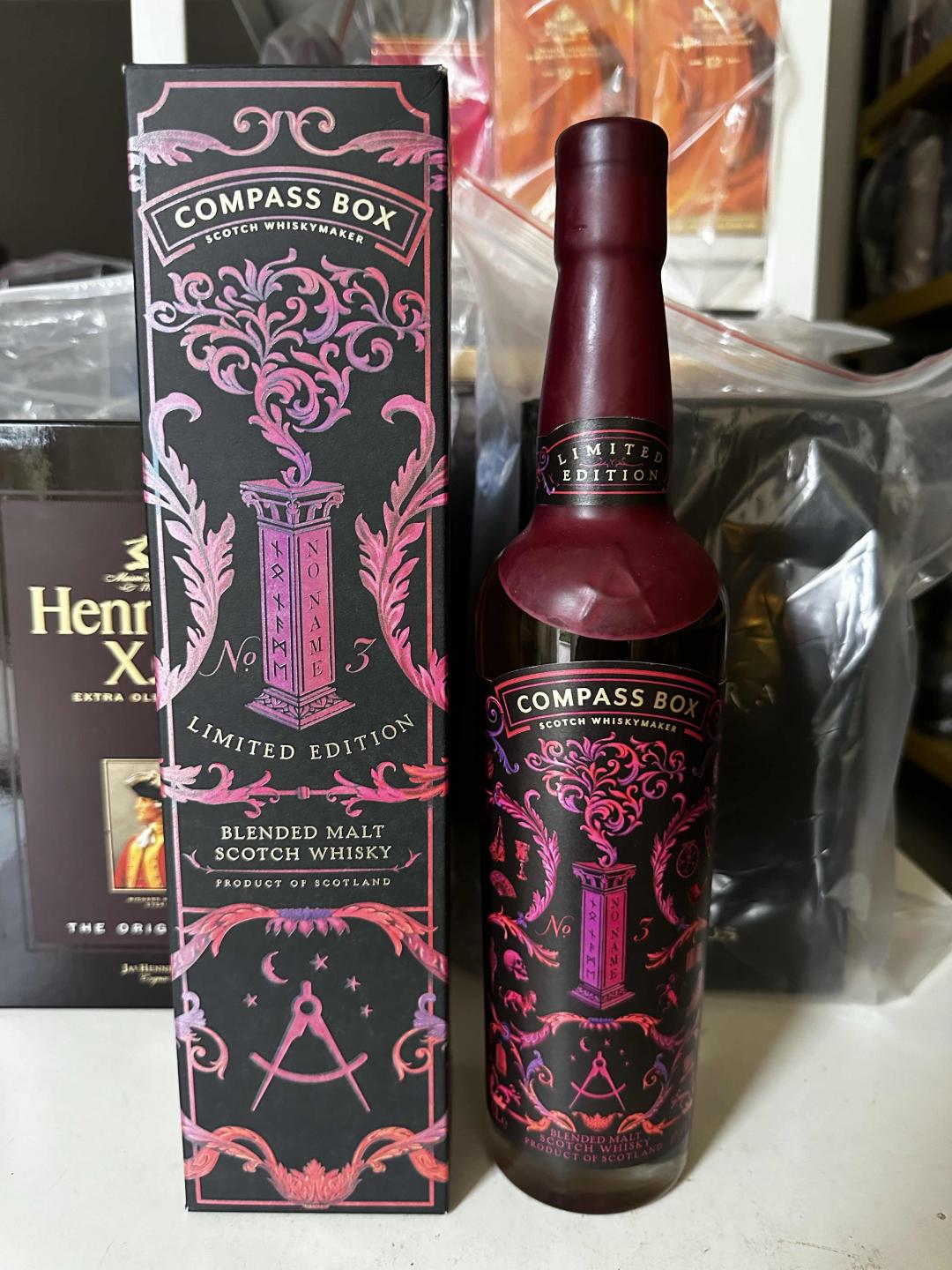 【绝版停产靓酒】 Compass Box Noname 第三版 行货