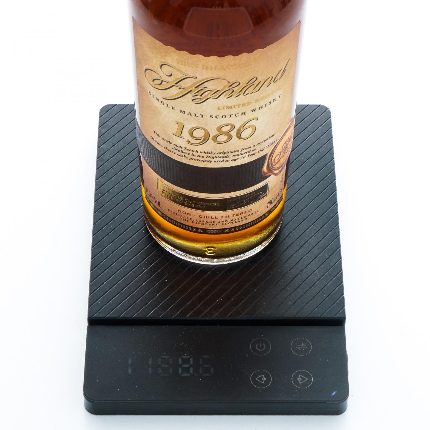 Ben Bracken 1986 高地单一麦芽威士忌