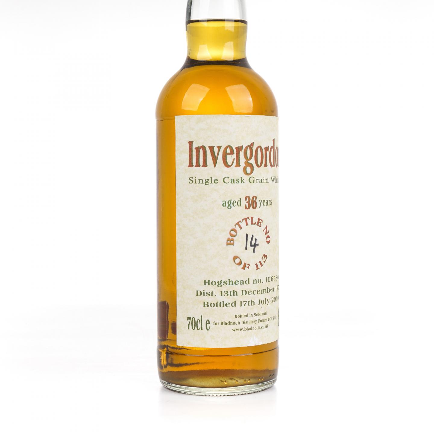 Invergordon 36年 1972-2009 BF 单桶#106580