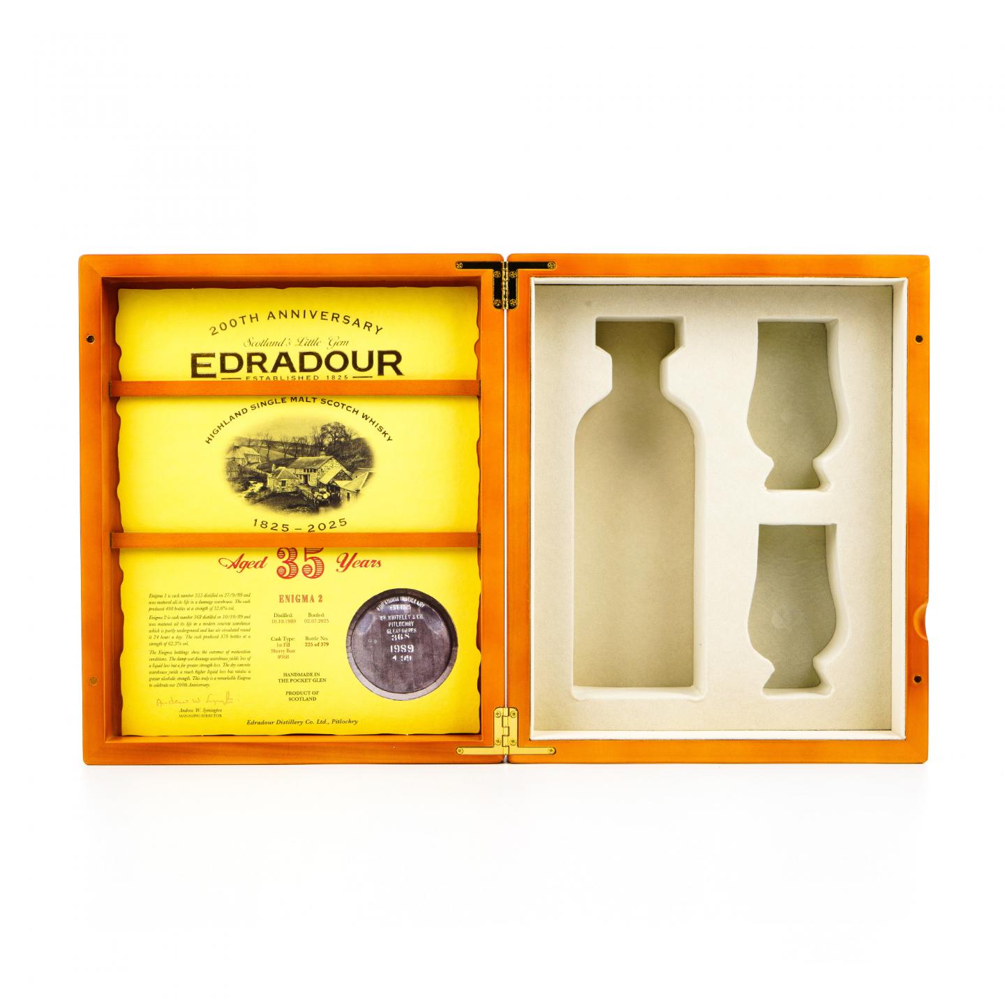 Edradour 埃德拉多尔 35年 2025 200周年纪念-Enigma 2 雪莉桶