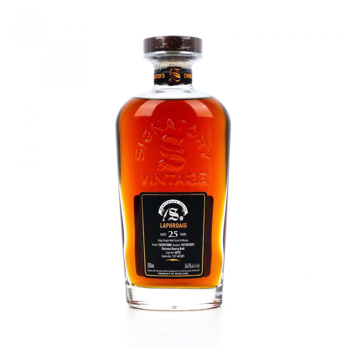 Laphroaig 拉弗格 25年 2000-2025 雪莉桶#4078 SV
