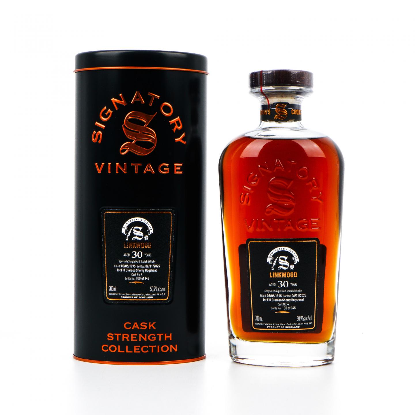 Linkwood 林可伍德 30年 1995-2025 SV 雪莉桶