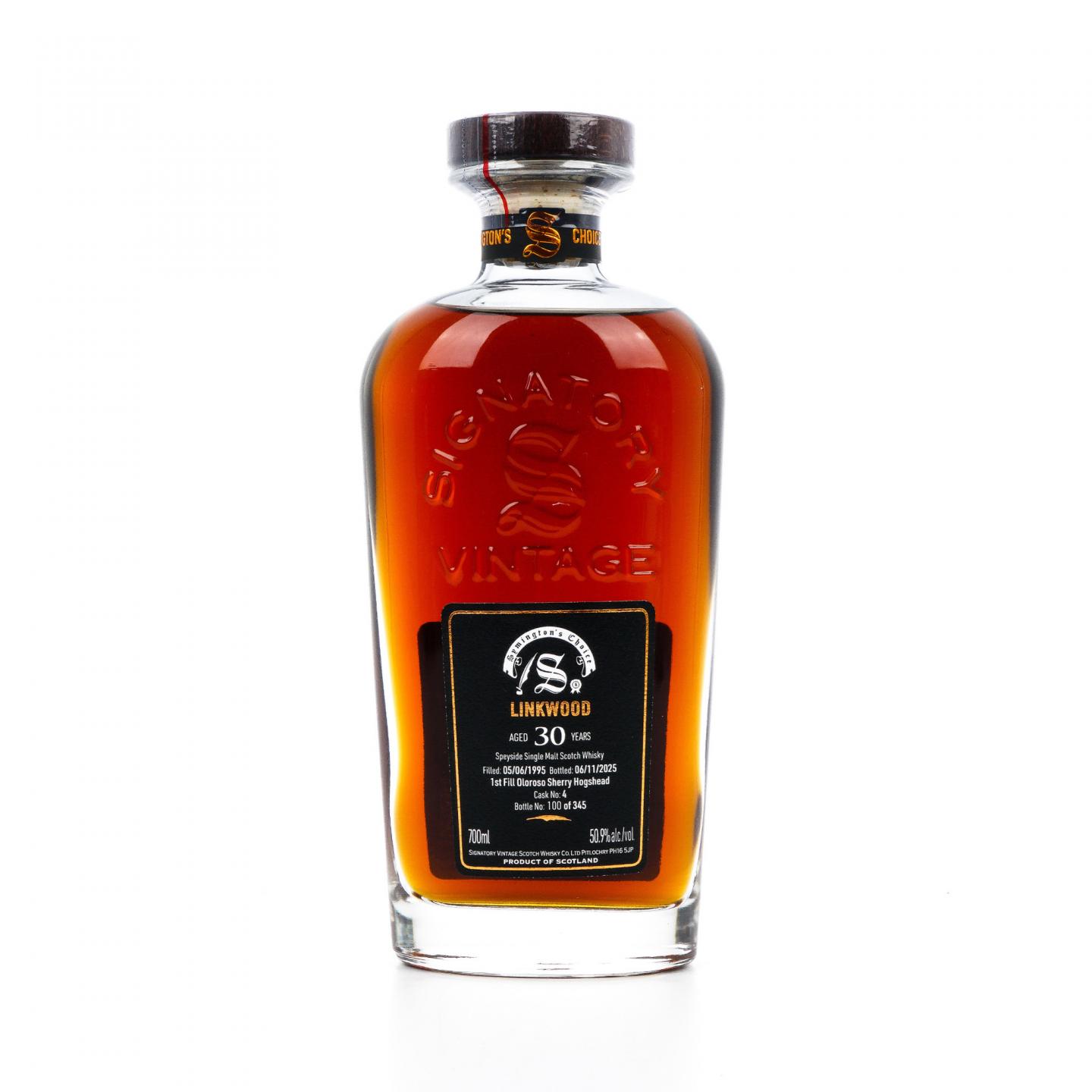 Linkwood 林可伍德 30年 1995-2025 SV 雪莉桶