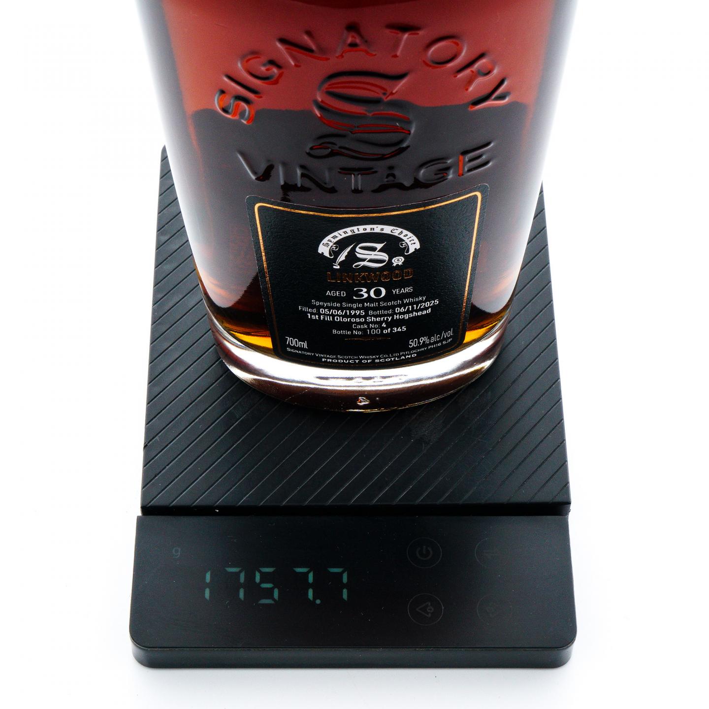 Linkwood 林可伍德 30年 1995-2025 SV 雪莉桶