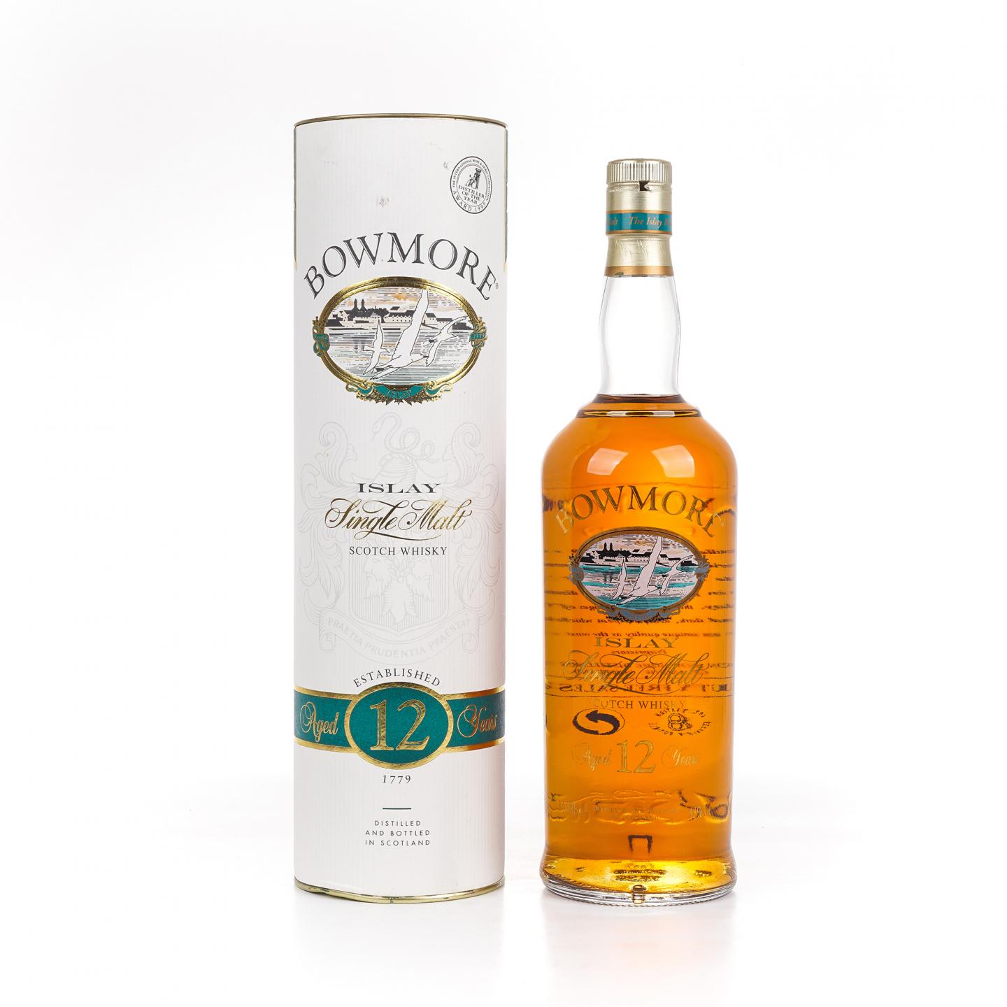 Bowmore 波摩 12年 透明海鸥标 1L