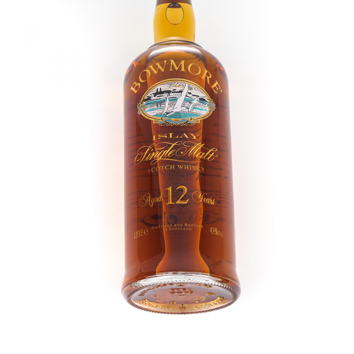 Bowmore 波摩 12年 透明海鸥标 1L