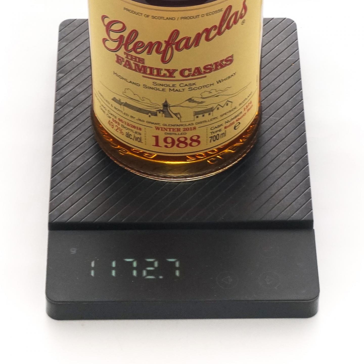Glenfarclas 格兰花格 1988-2018 雪莉桶 家族桶#1374