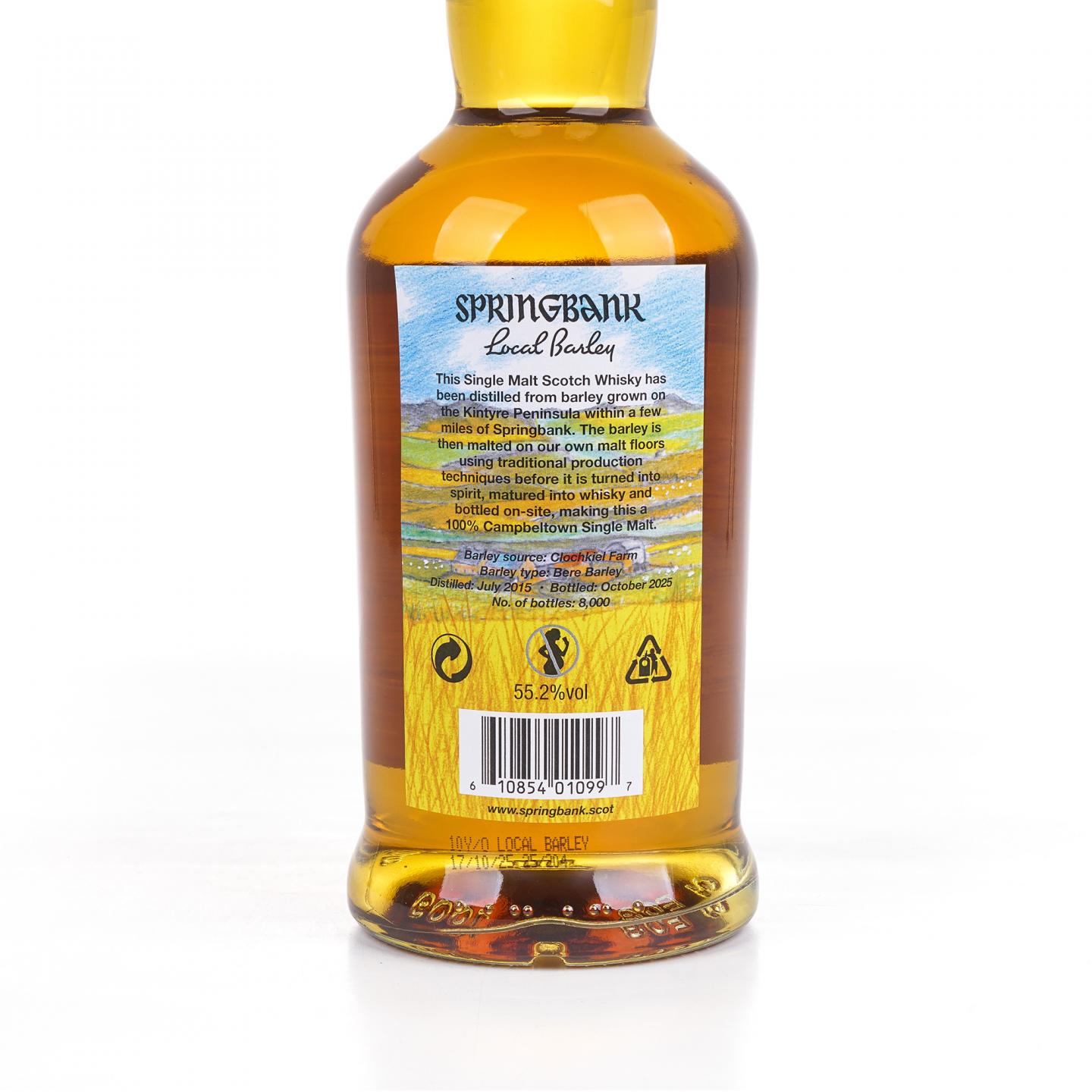 Springbank 云顶 10年 2015-2025 本地大麦