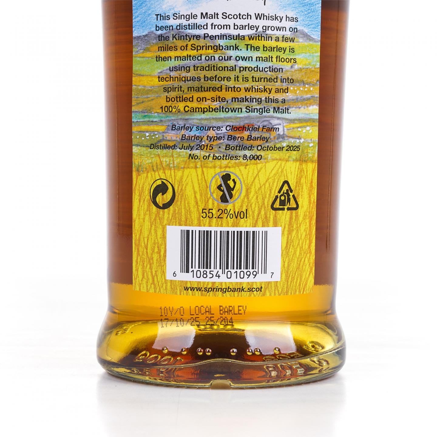 Springbank 云顶 10年 2015-2025 本地大麦