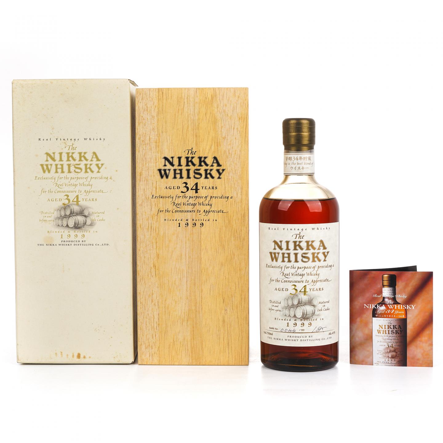 Nikka 34年 1999 调和 750ml
