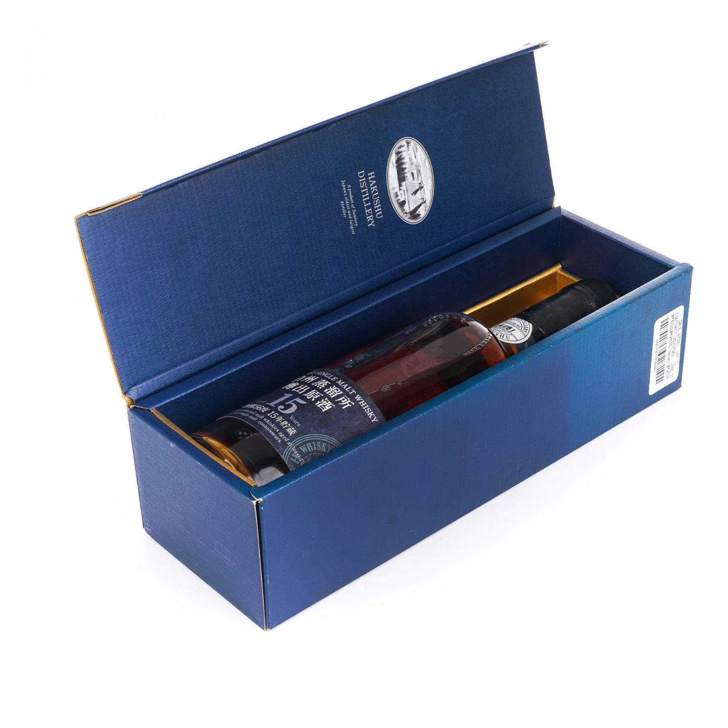 白州 樽出原酒 15年贮藏 酒精56度 600ml