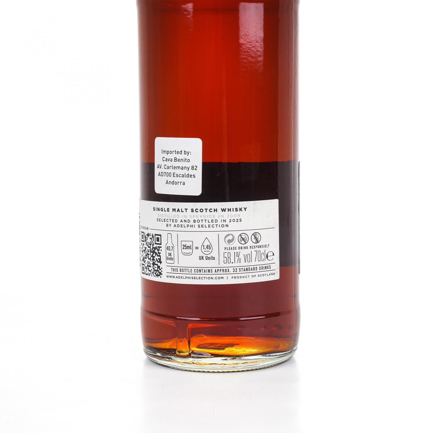 Speyside 15年 2009-2025 Adelphi