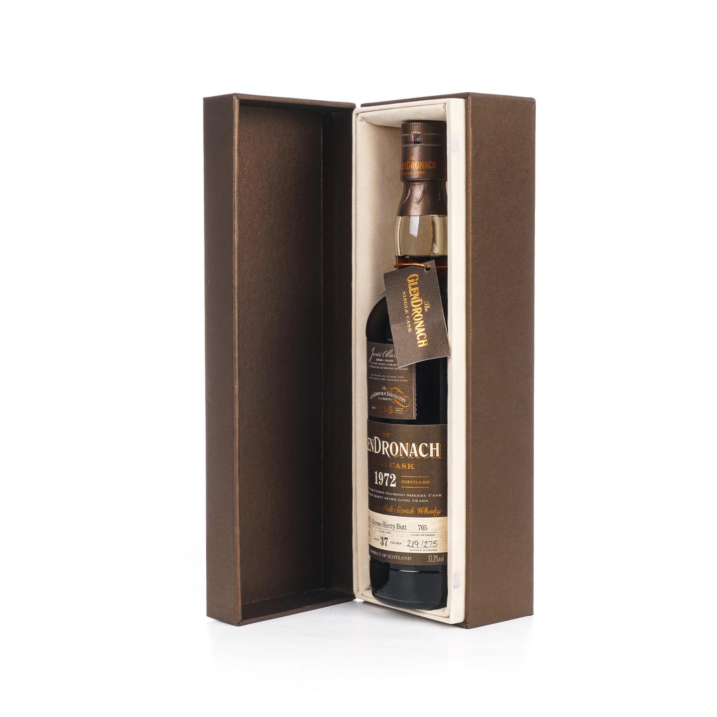 Glendronach 格兰多纳 37年 1972-2009 雪莉单桶#705