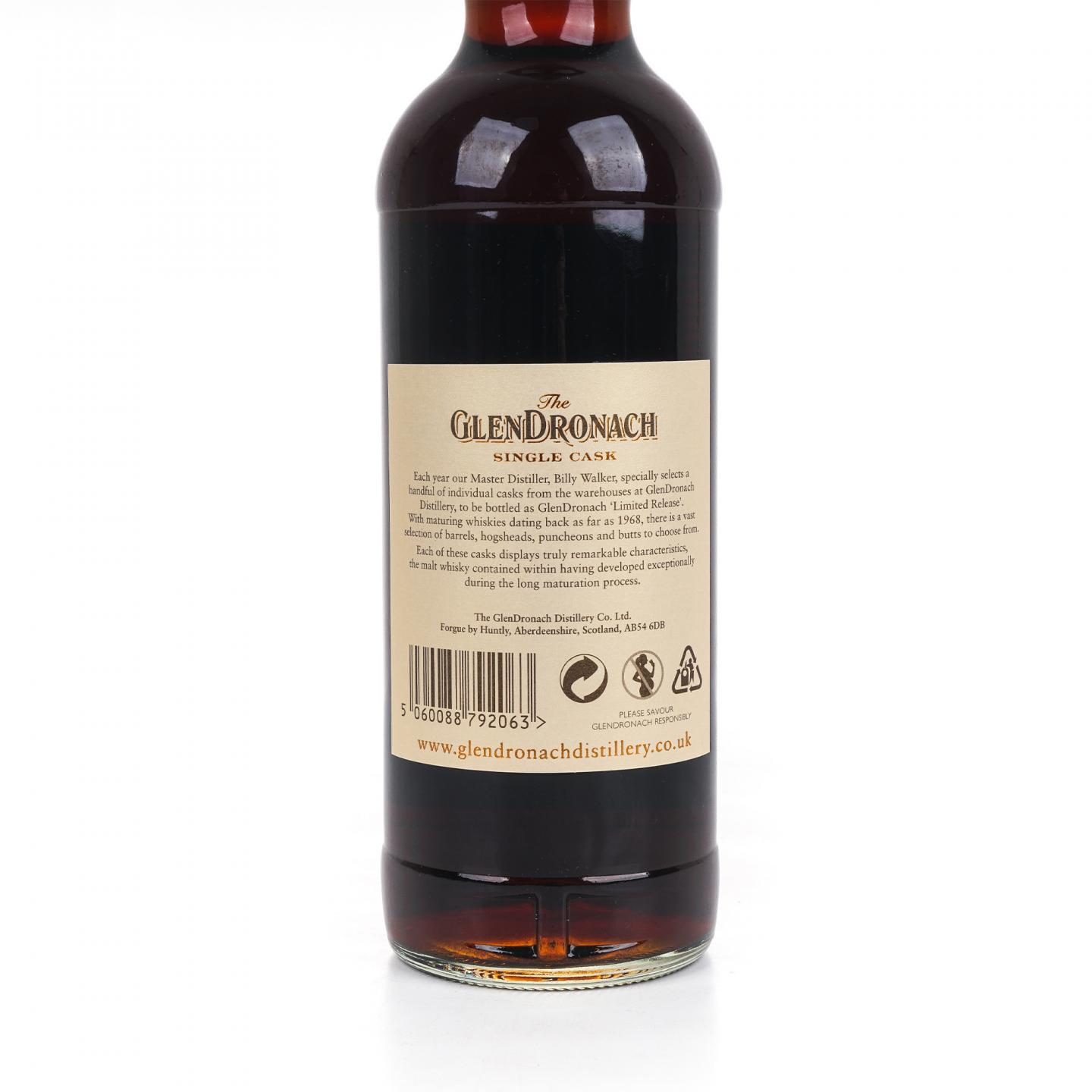 Glendronach 格兰多纳 37年 1972-2009 雪莉单桶#705