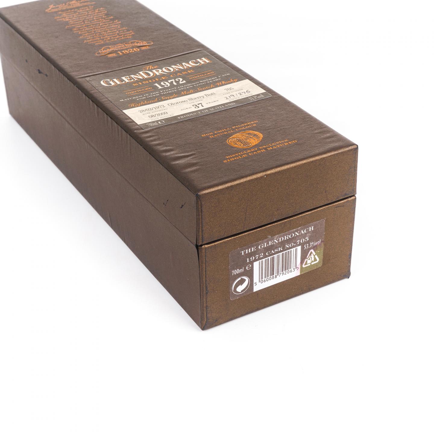 Glendronach 格兰多纳 37年 1972-2009 雪莉单桶#705