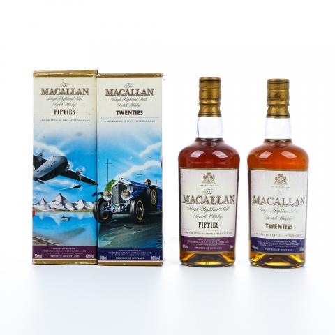 Macallan 麦卡伦 FIFTIES / TWENTIES 2支组*500ml