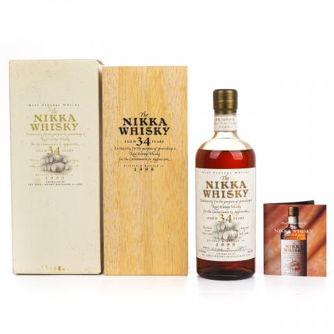 Nikka 34年 1999 调和 750ml