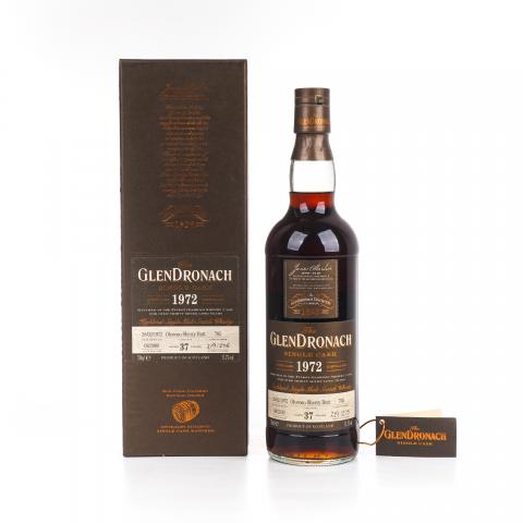 Glendronach 格兰多纳 37年 1972-2009 雪莉单桶#705