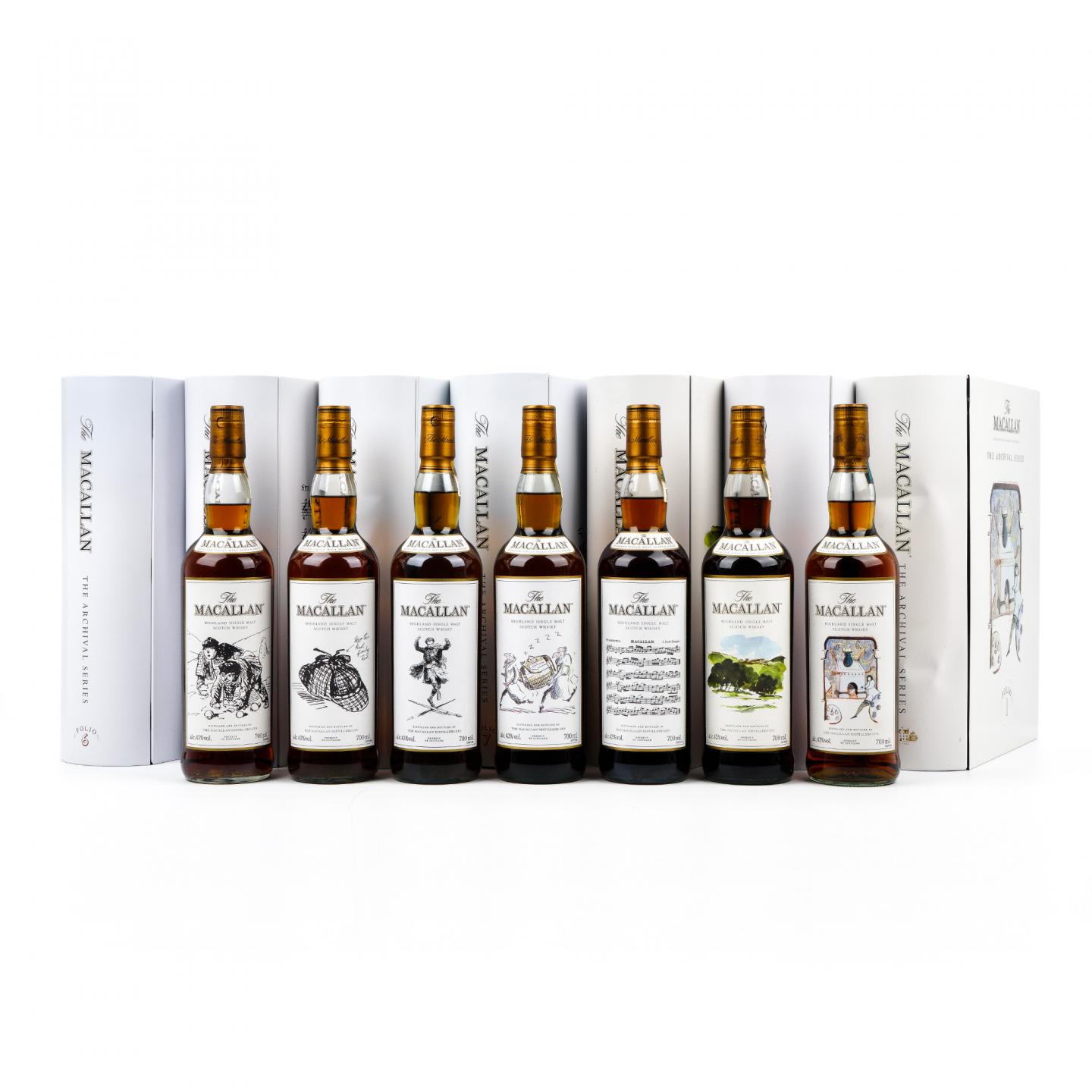 Macallan 麦卡伦 Folio 1-7 档案系列 套装
