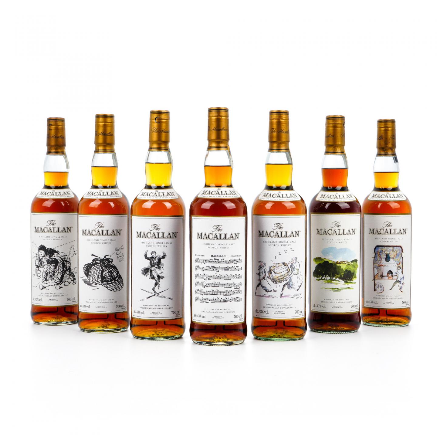 Macallan 麦卡伦 Folio 1-7 档案系列 套装