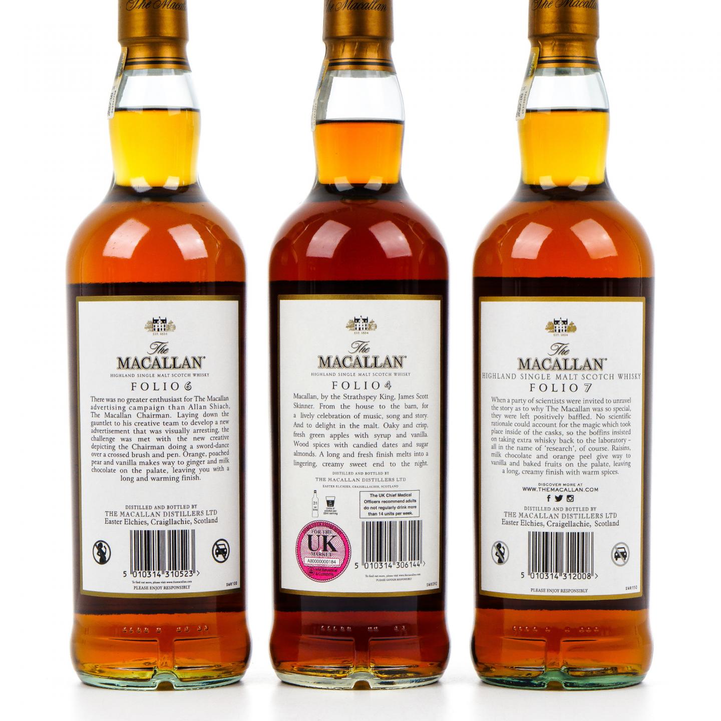Macallan 麦卡伦 Folio 1-7 档案系列 套装