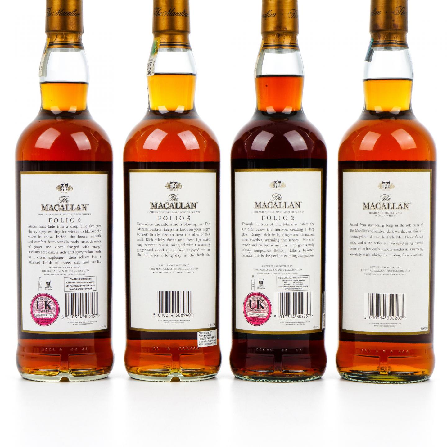 Macallan 麦卡伦 Folio 1-7 档案系列 套装