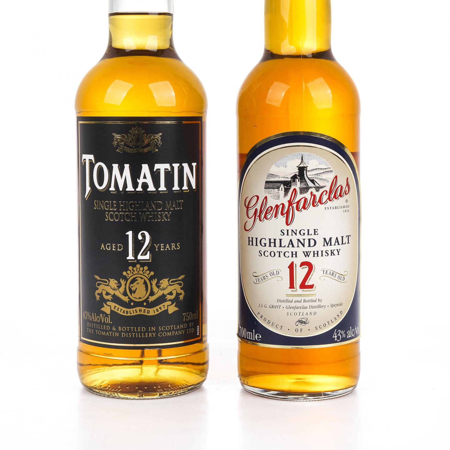 汤马丁/格兰花格 12年 2支组