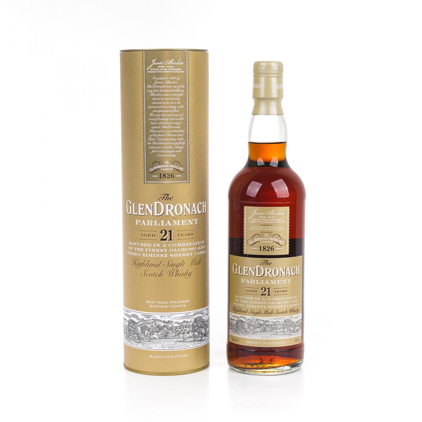 Glendronach 格兰多纳 21年 Parliament 700ML