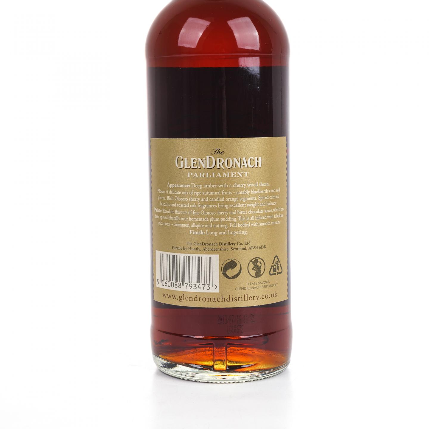 Glendronach 格兰多纳 21年 Parliament 700ML