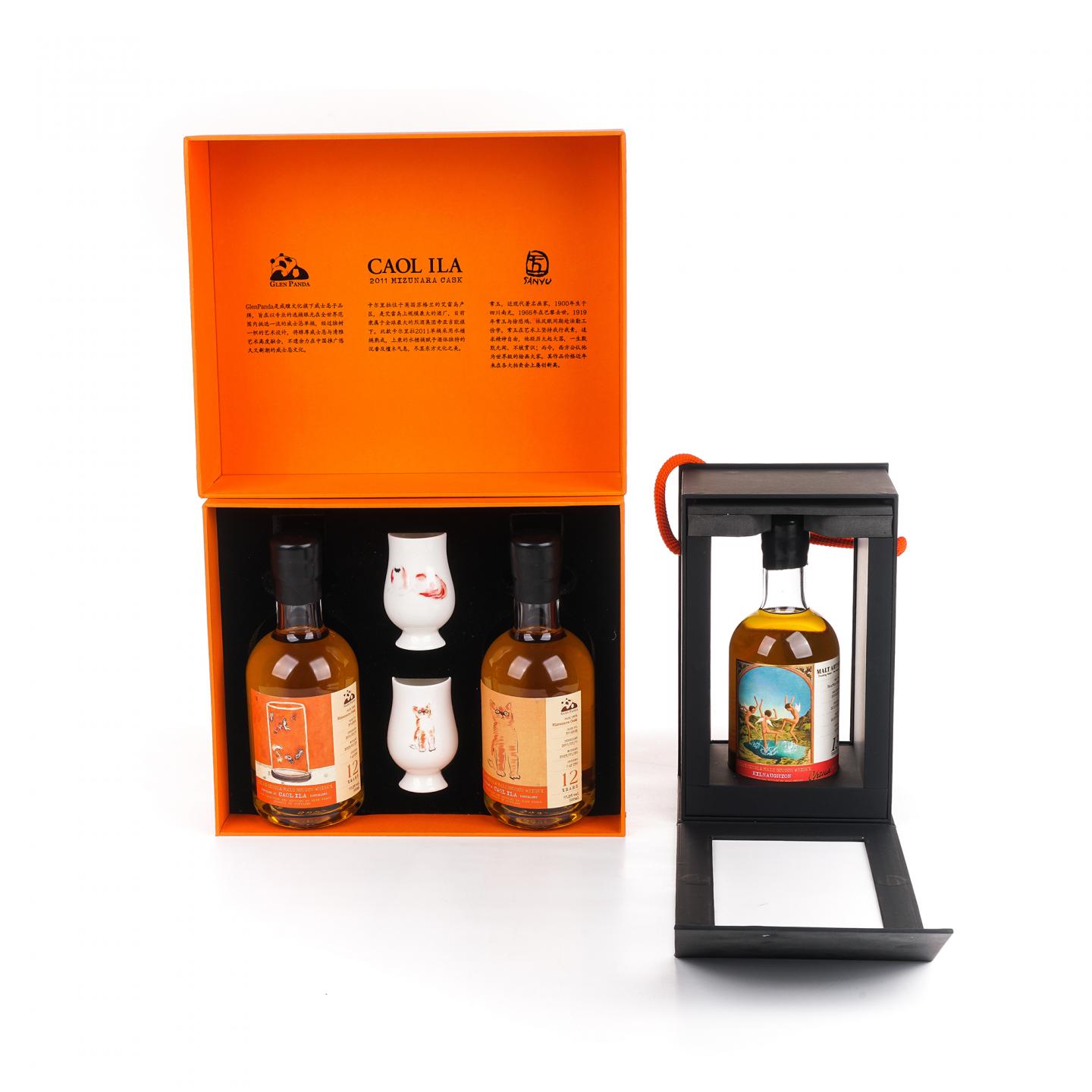 Caol Ila 卡尔里拉 12年 2011 水楢桶+Kilnaughton（阿贝） 13年 2009 3瓶组*500ml