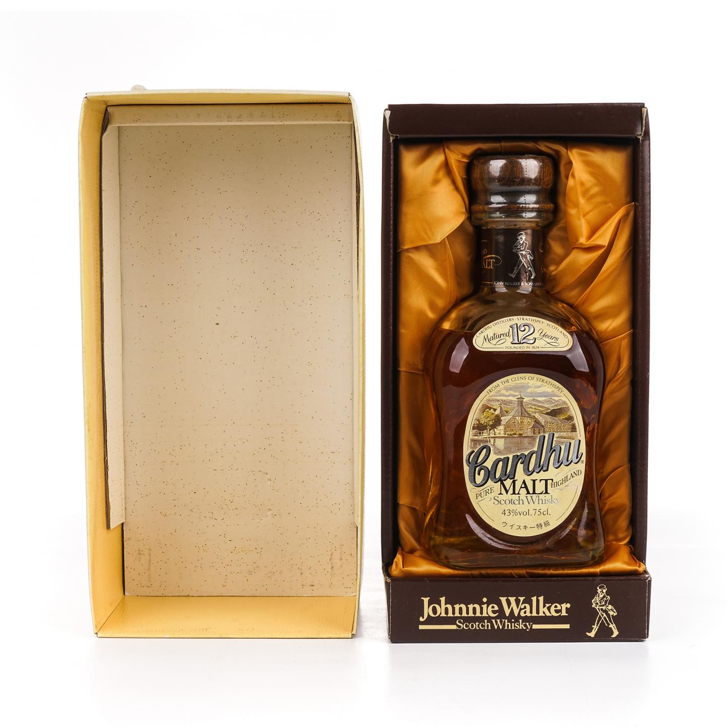 Cardhu 卡杜 12年 日本市场 750ml