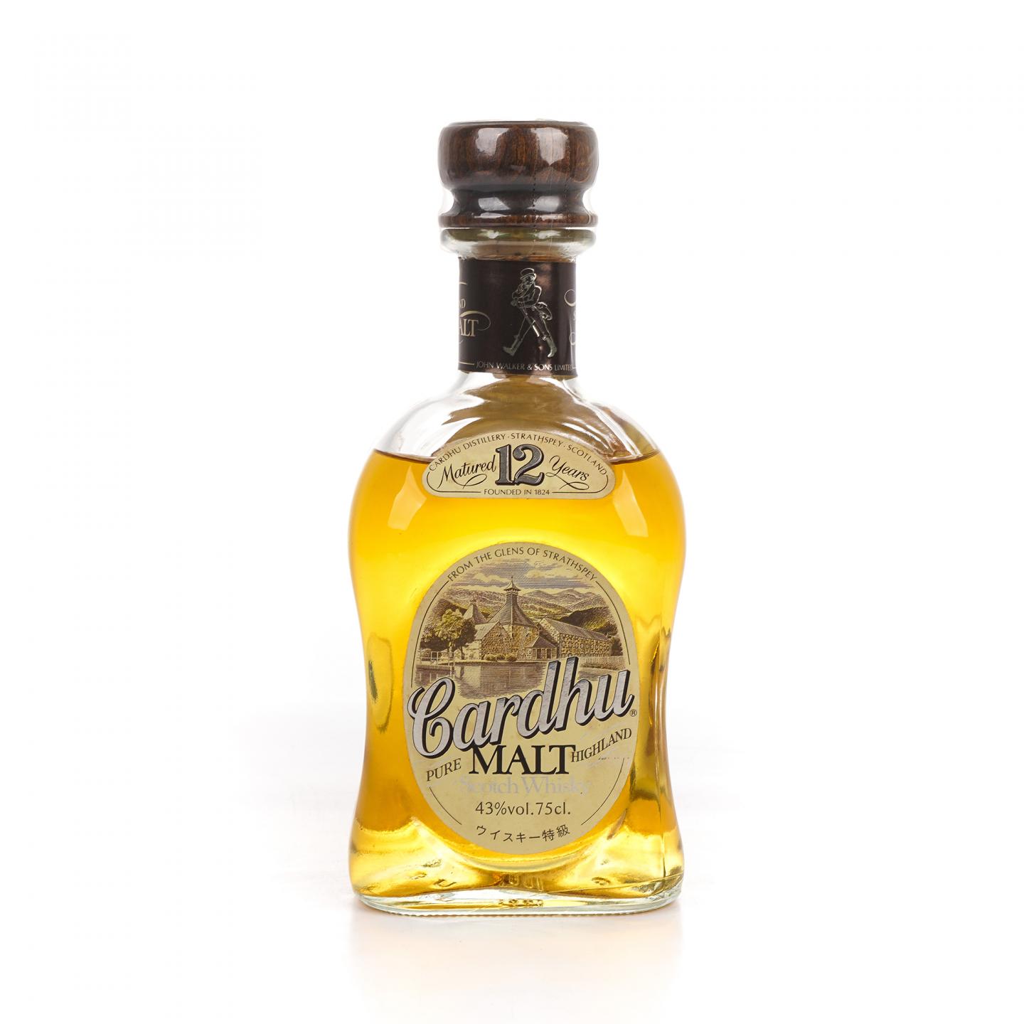Cardhu 卡杜 12年 日本市场 750ml