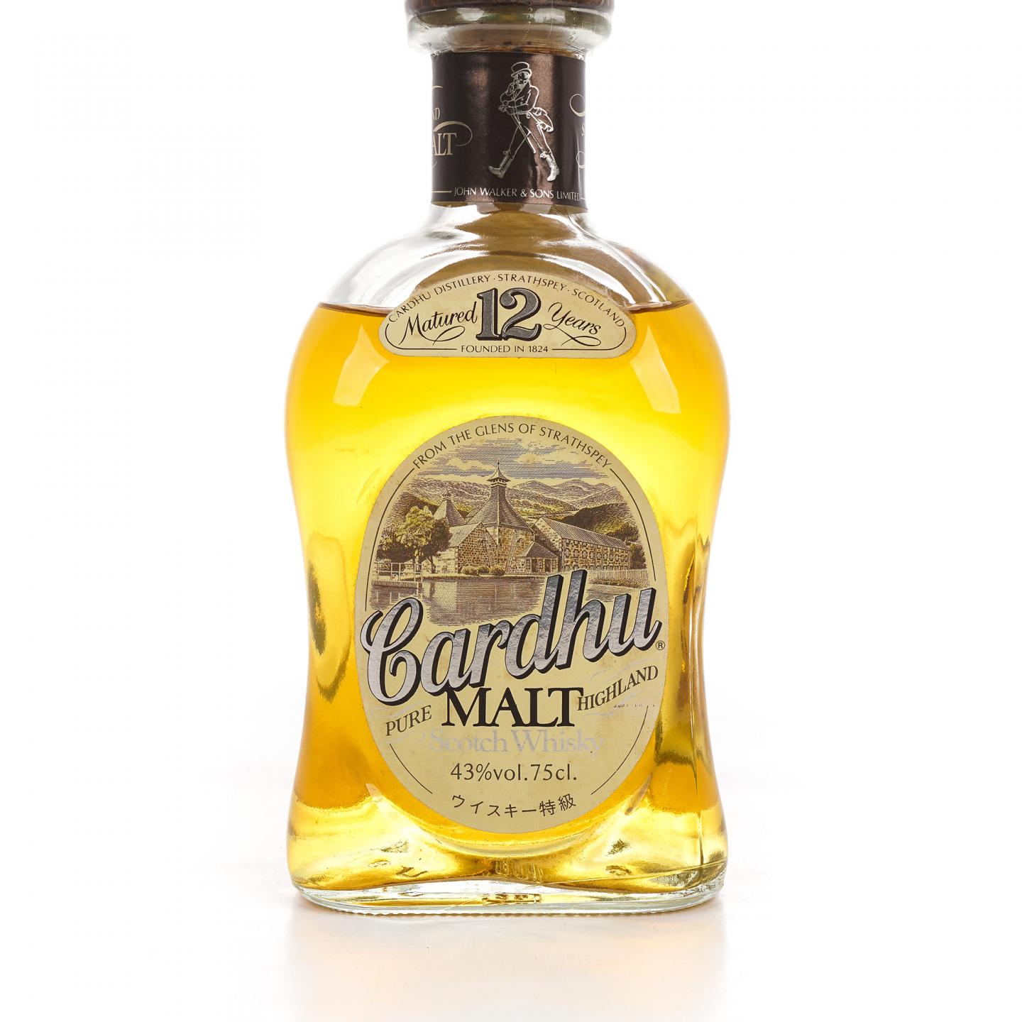 Cardhu 卡杜 12年 日本市场 750ml