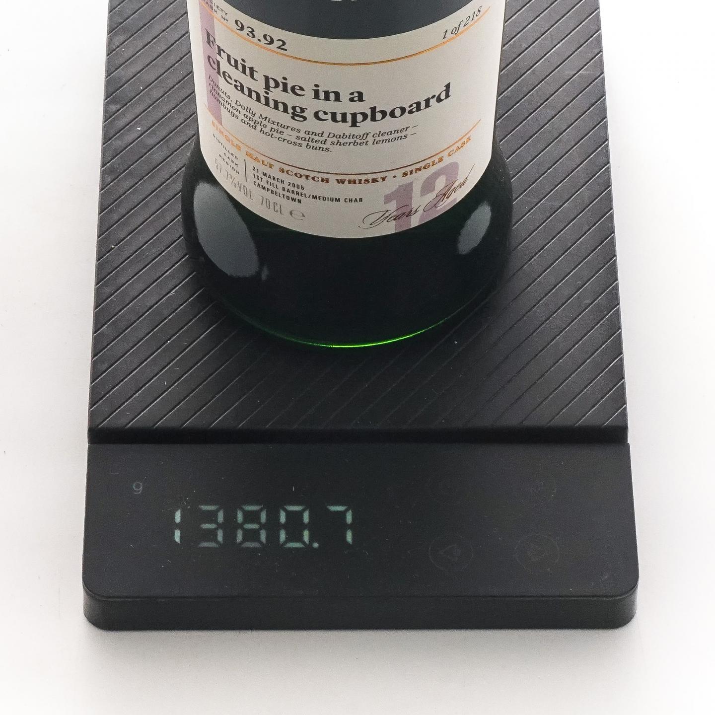 SMWS 93.92 格兰帝 12年 2005 单桶 行货