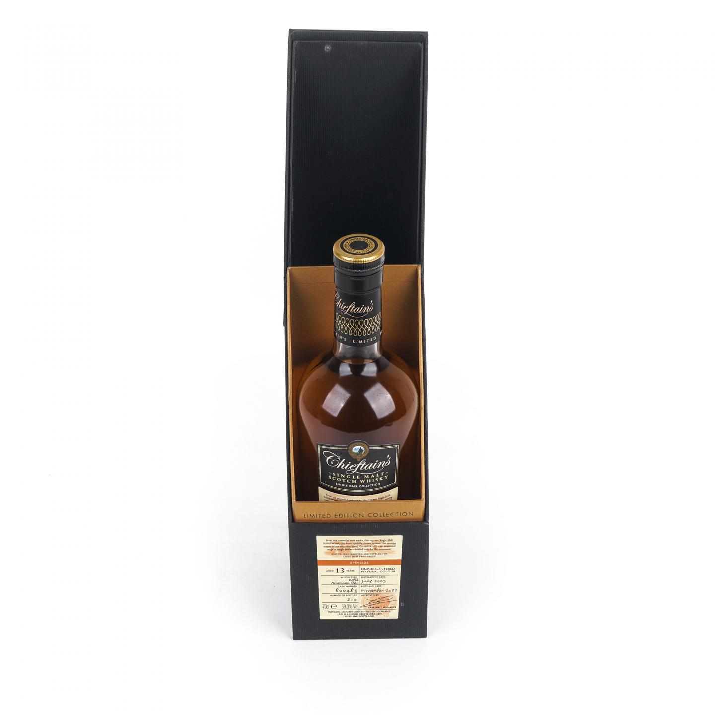 Speyside 13年 2009-2022 老酋长 IM 单桶#800483