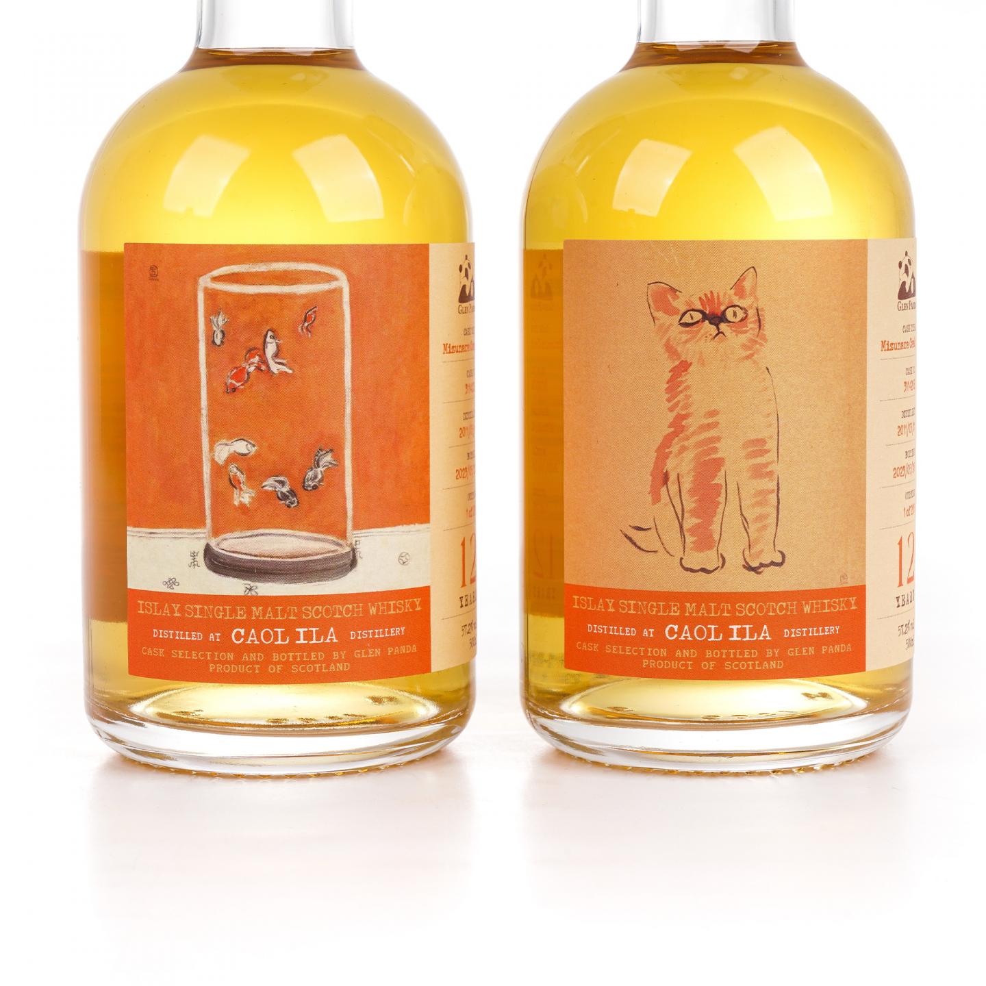 Caol Ila 卡尔里拉 12年 2011-2023 猫/八尾金鱼 水楢桶 4瓶组 500ml