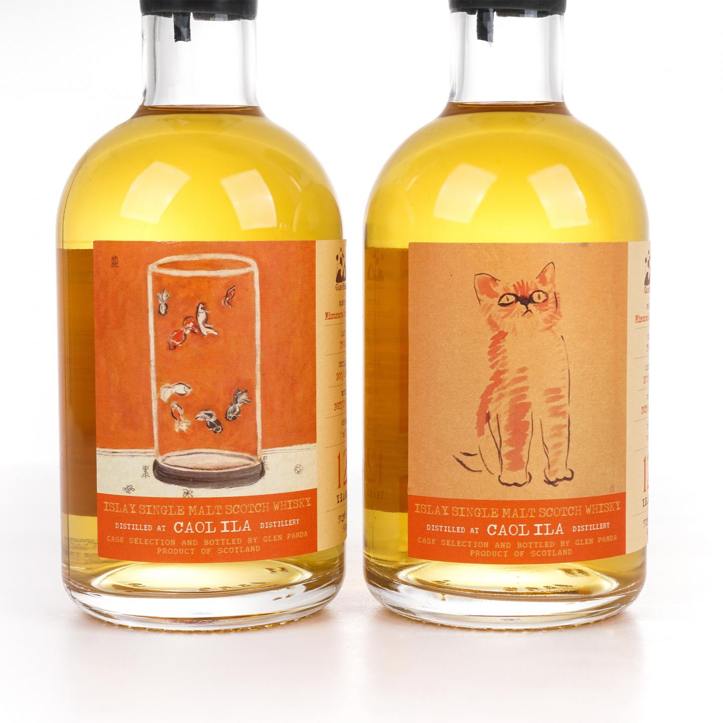 Caol Ila 卡尔里拉 12年 2011-2023 猫/八尾金鱼 水楢桶 4瓶组 500ml