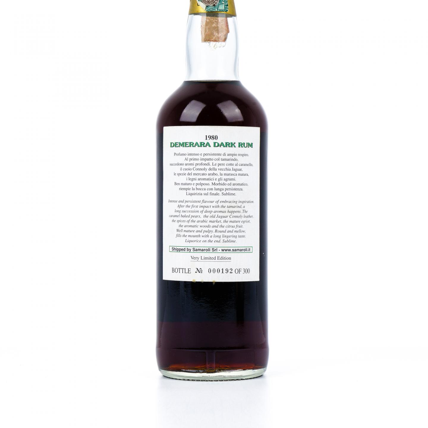 Demerara Dark Rum 1980 圭亚那朗姆酒 Samaroli