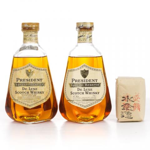 President Special Reserve De Luxe 调和 附赠特级名枞水金龟茶叶50g